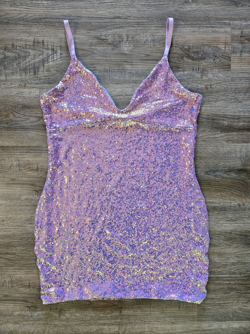 BlackMilk Sparkle Sparkle Pink/Purple Little Sequin Dress